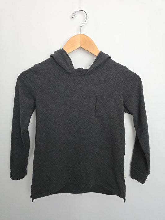 Jax & Lennon Charcoal Terry Hoodie • 6-7 years