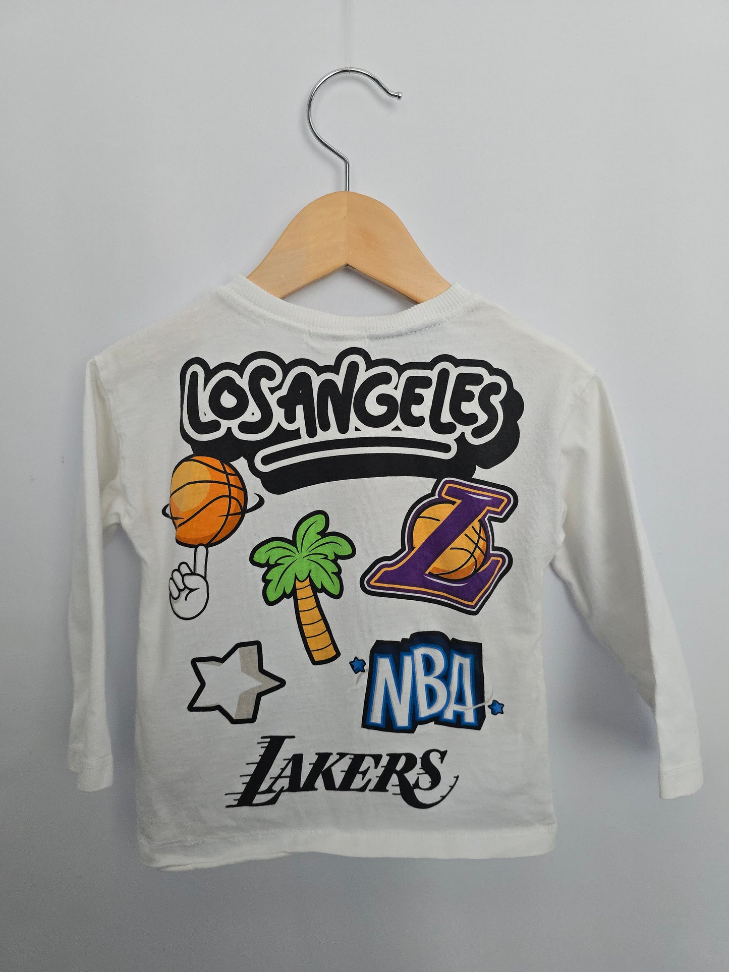 Zara LA Lakers Graphic Long Sleeve • 18 months