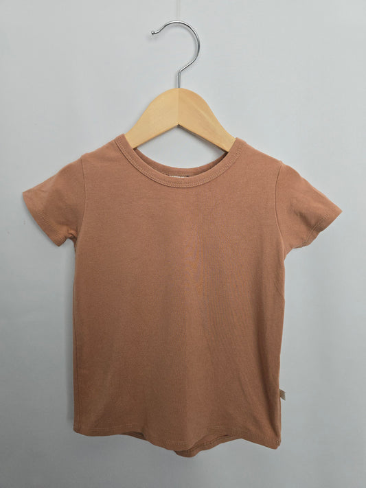 Jax & Lennon Fawn Basic Tee  • 18-24 months
