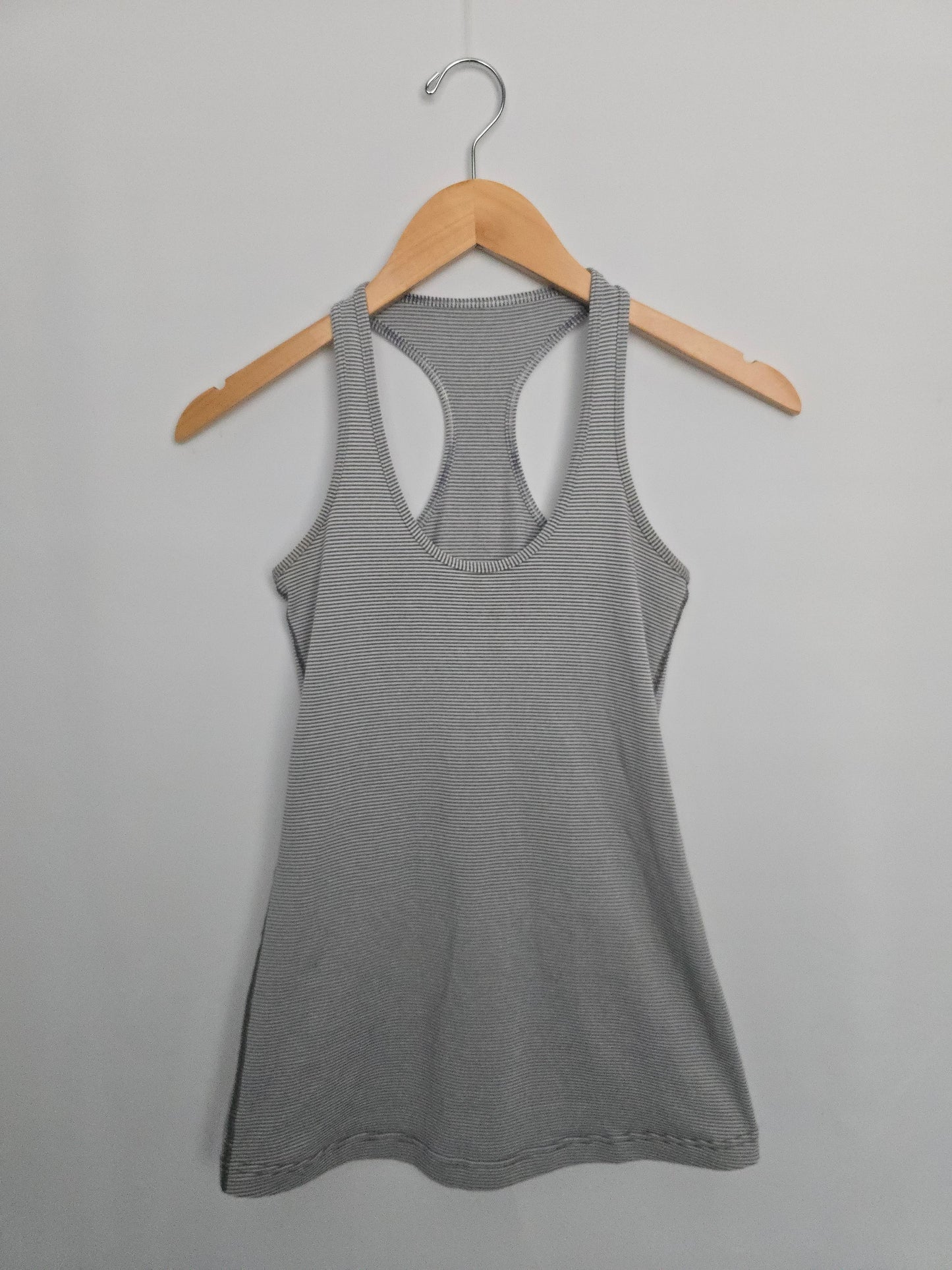 Lululemon Grey Stripe Racerback Tank • Medium 6