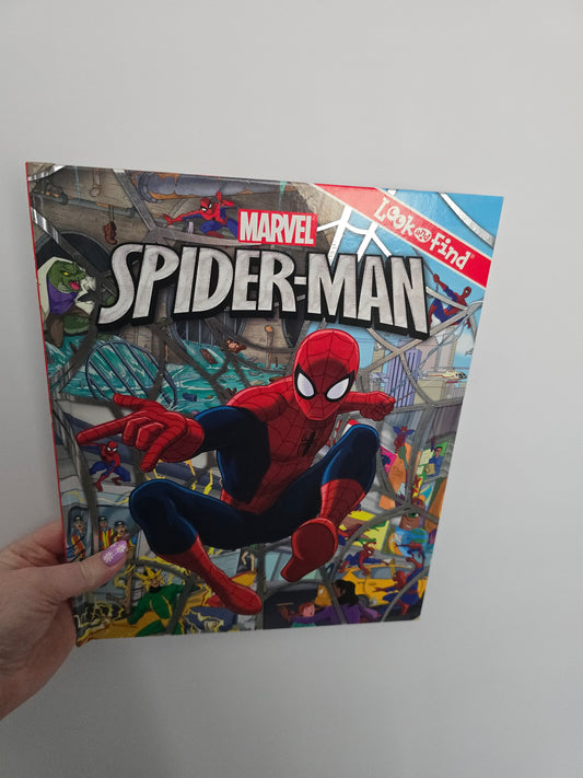 Marvel Spiderman Look & Find • Hardcover Book