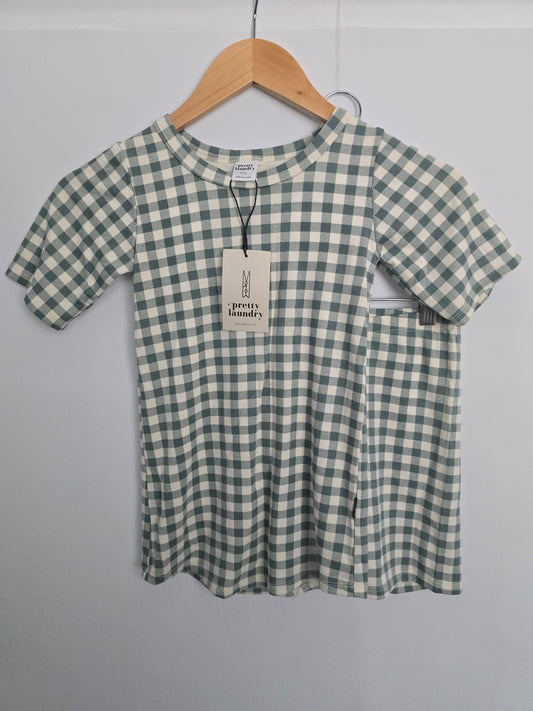 NEW Pretty Laundry by Little & Lively Gingham Pajamas • 9-10 years