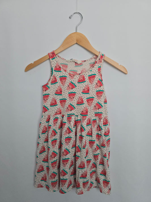 H&M Speckled Watermelon Tank Dress • 6-8 years