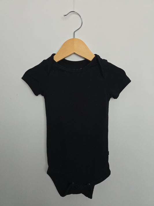 Kyte Black Bodysuit • 6-12 months