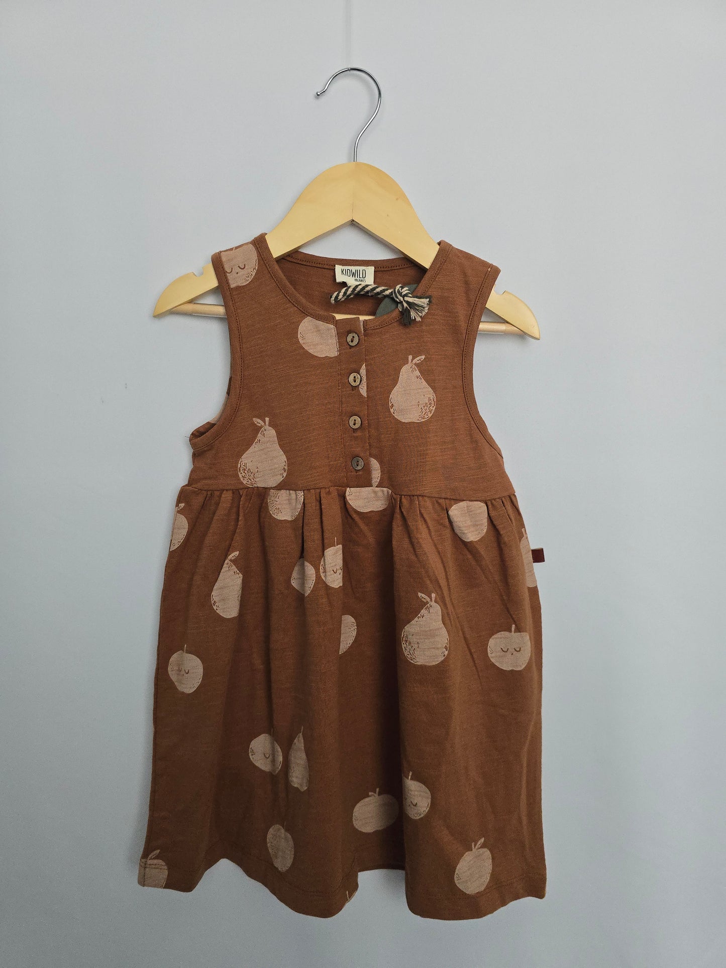 NEW Kidwild Organics Fruity Empire Dress • 2-3 years