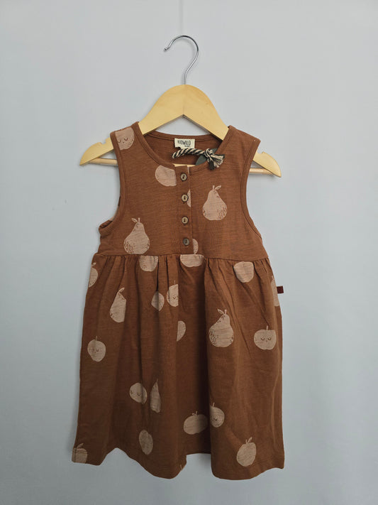 NEW Kidwild Organics Fruity Empire Dress • 2-3 years
