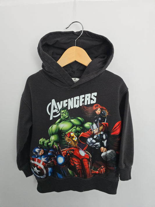 H&M Marvel Hoodie • 2-4 years