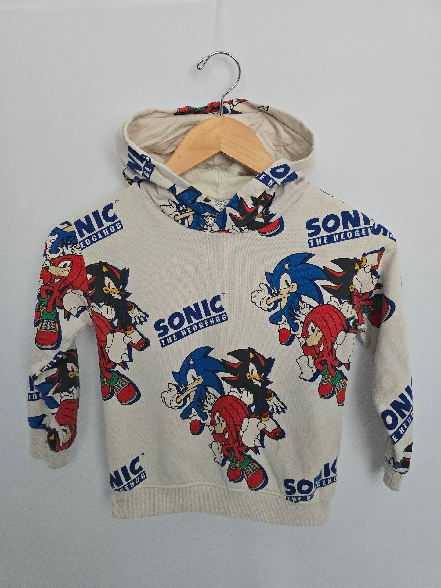 H&M Sonic the Hedgehog Hoodie • 4-6 years