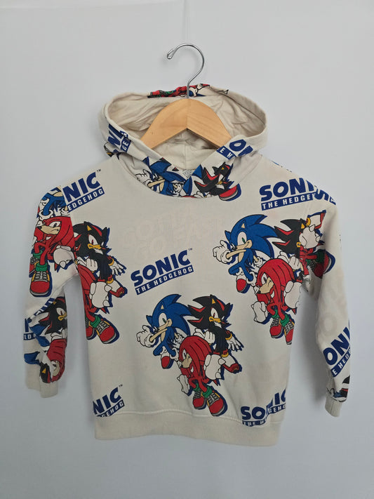 H&M Sonic the Hedgehog Hoodie • 4-6 years