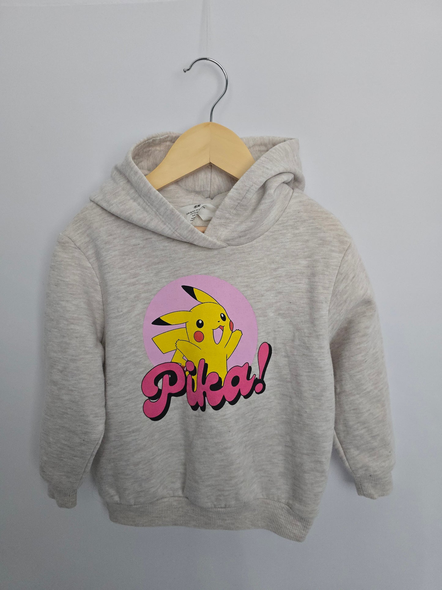 H&M Pikachu Hoodie • 2-4 years