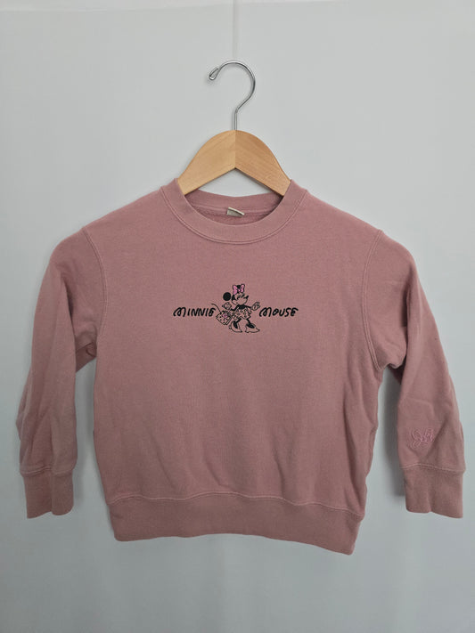 Uniqlo Minnie Mouse Crew • 5-6 years