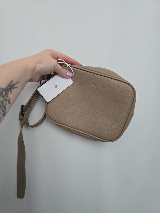 NEW Ela Taupe Pebble Belt Bag