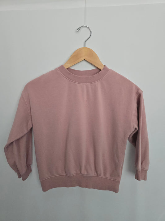 H&M Blush Crewneck • 4-6 years