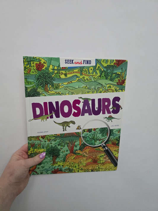Seek & Find Dinosaurs • Hardcover Book