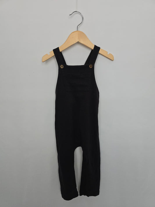 Little & Lively Black Bamboo Jumper • 6-12 months