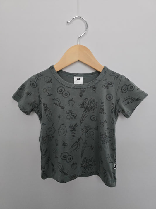 Little & Lively Veggie Stand Tee • 6-12 months