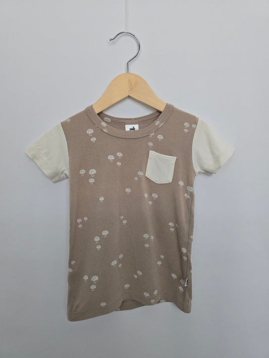 Little & Lively Mushroom Tee • 6-12 months