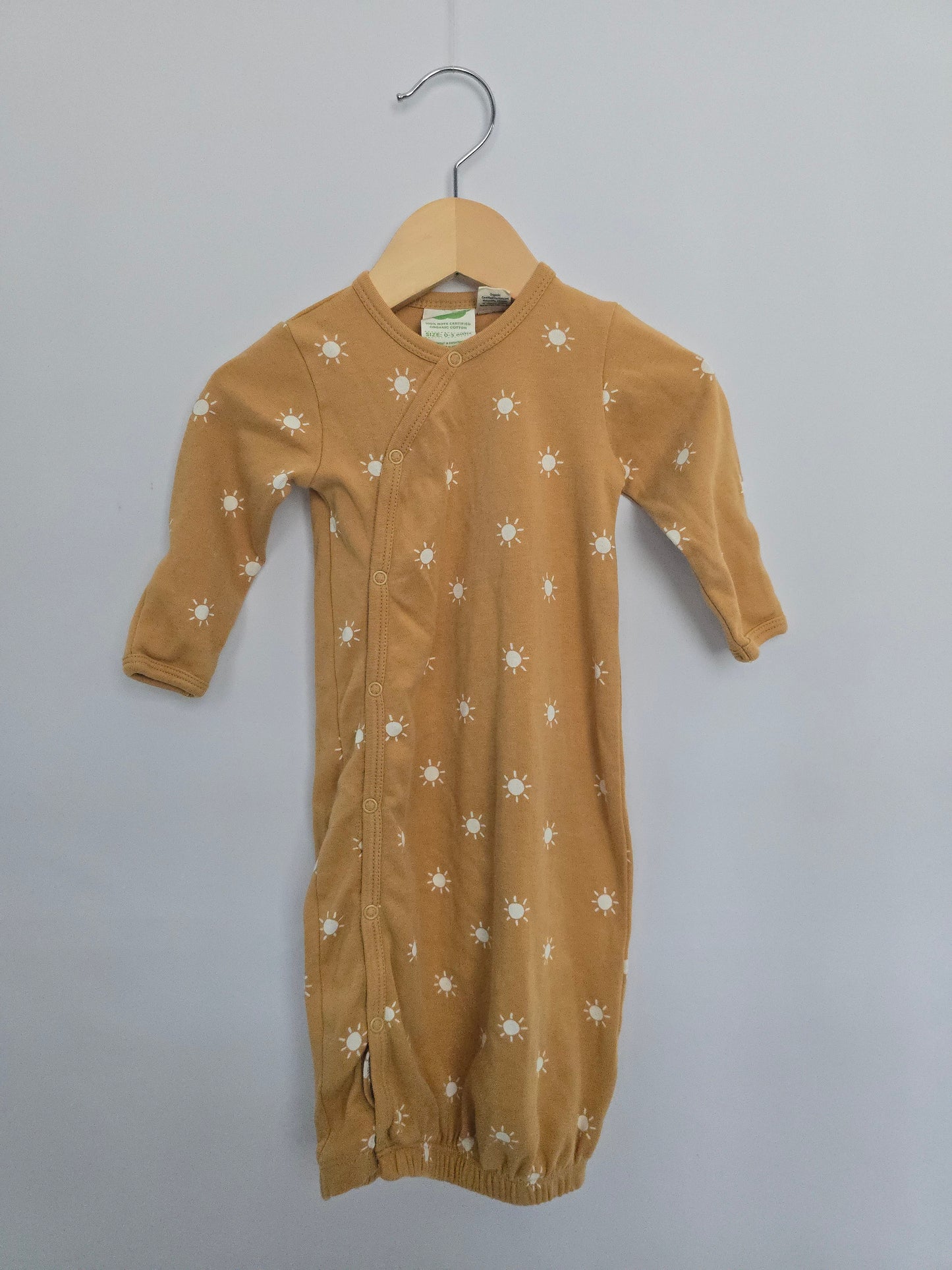 Parade Organics Sunshine Sleep Gown • 0-3 months