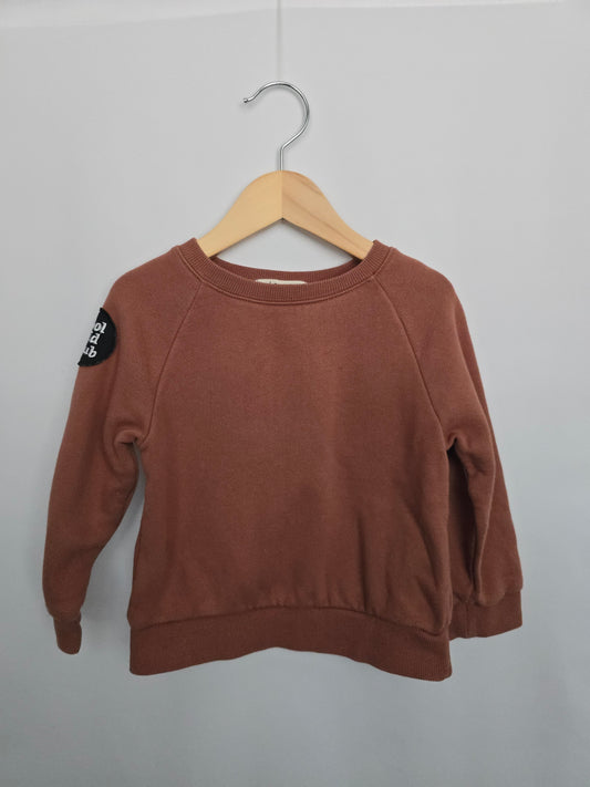 Little Rowe Rust Crewneck • 3 years