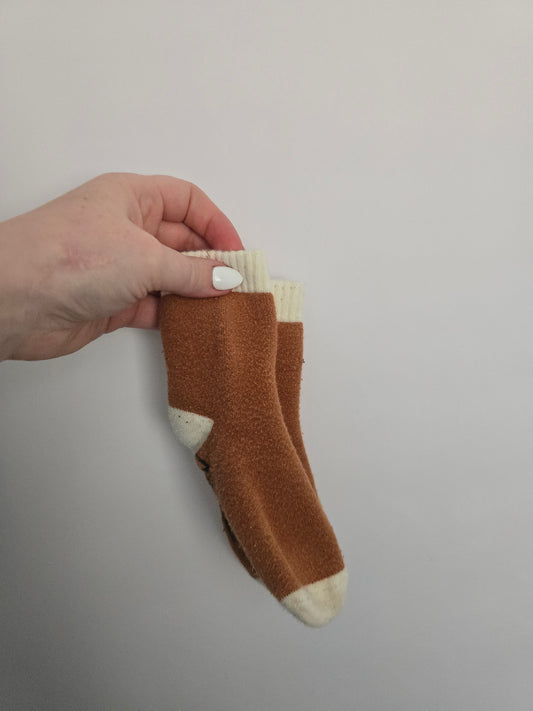 Jax & Lennon Chestnut  Cozy Socks • 2-4 years