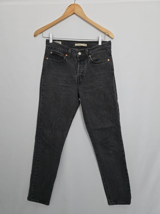Levi's Wedgie Grey Straight Jeans • X-Small 25