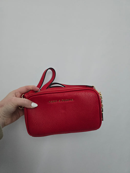 Poppy & Peonies 24/7 Crossbody Red Bag