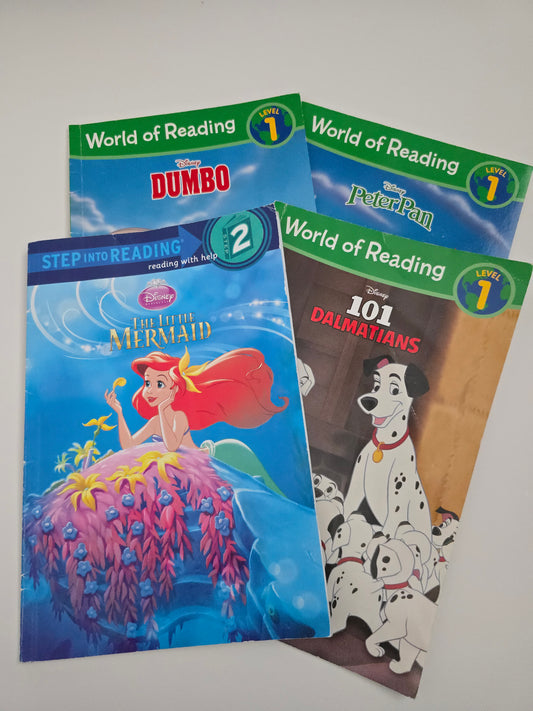 Learn To Read Disney 4-Pack Books