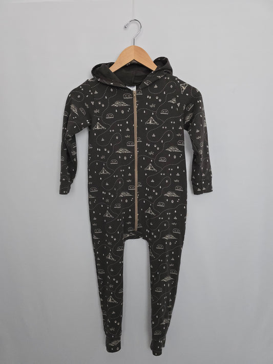 Jax & Lennon Camp Hooded Romper • 5-6 years