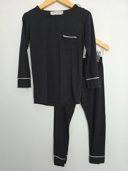 Bambi & Birdie Black Pajama Set • 2 years