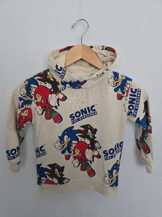 H&M Sonic Graphic Hoodie • 4-6 years
