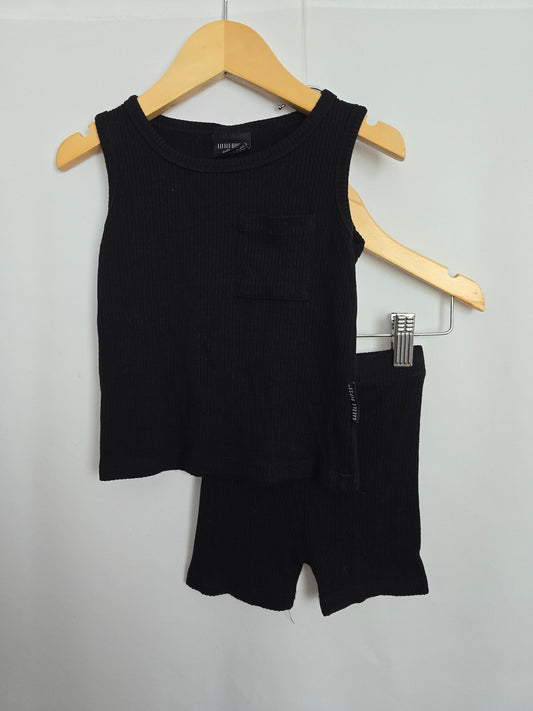 Little Bipsy Ribbed Tank & Shorts Set • 12-18 months