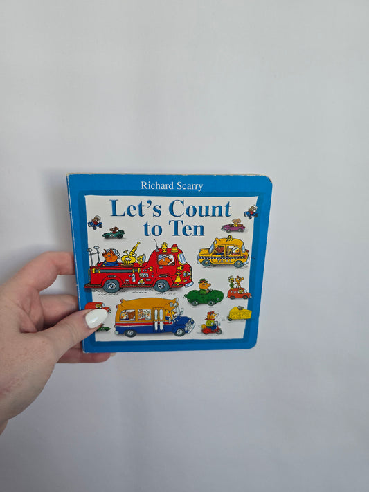 Richard Scarry Let's Count To Ten Mini • Board Book