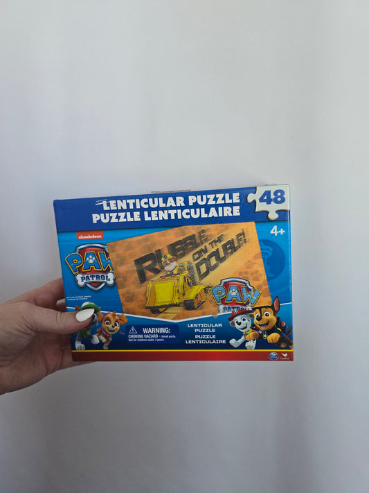 Lenticular Rubble On The Double 48 Piece Puzzle