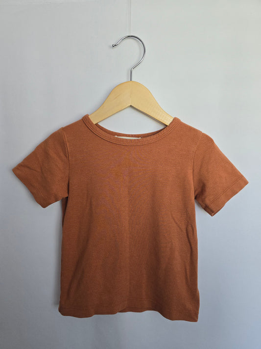 Haven Kids Burnt Orange Tee • 1-2 years