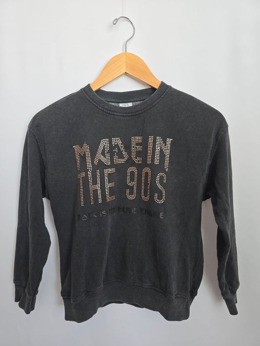 Zara Made In The 90's Crewneck • 8-9 years