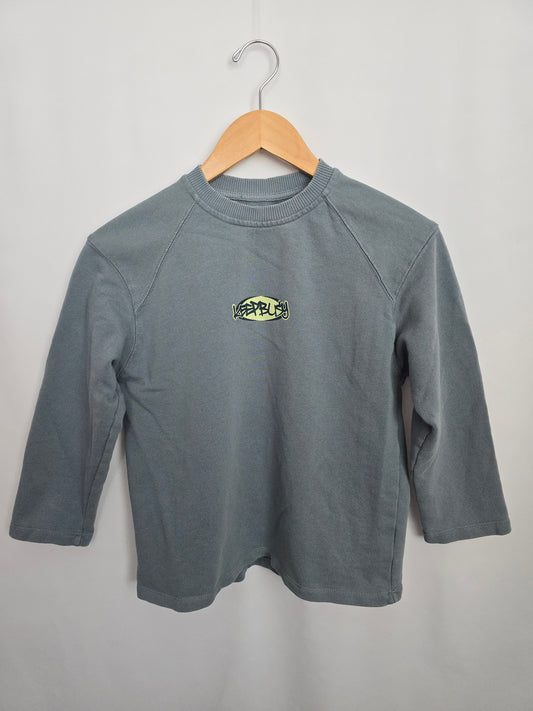 Zara Keep Busy Sweatshirt • 8-9 years
