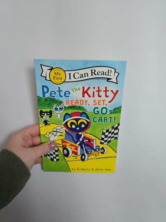 Pete The Kitty Ready, Set Go Cart - I Can Read • Softcover Book