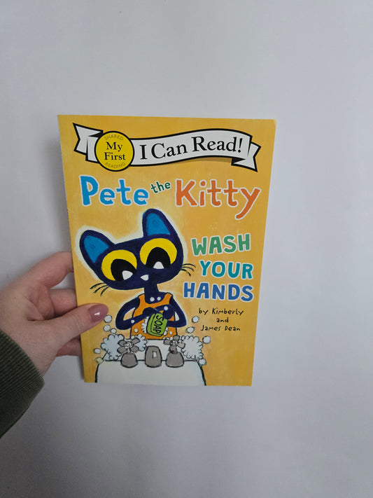 Pete The Kitty Wash Your Hands - I Can Read • Softcover Book