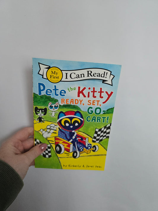 Pete The Kitty Ready, Set Go Cart - I Can Read (2) • Softcover Book