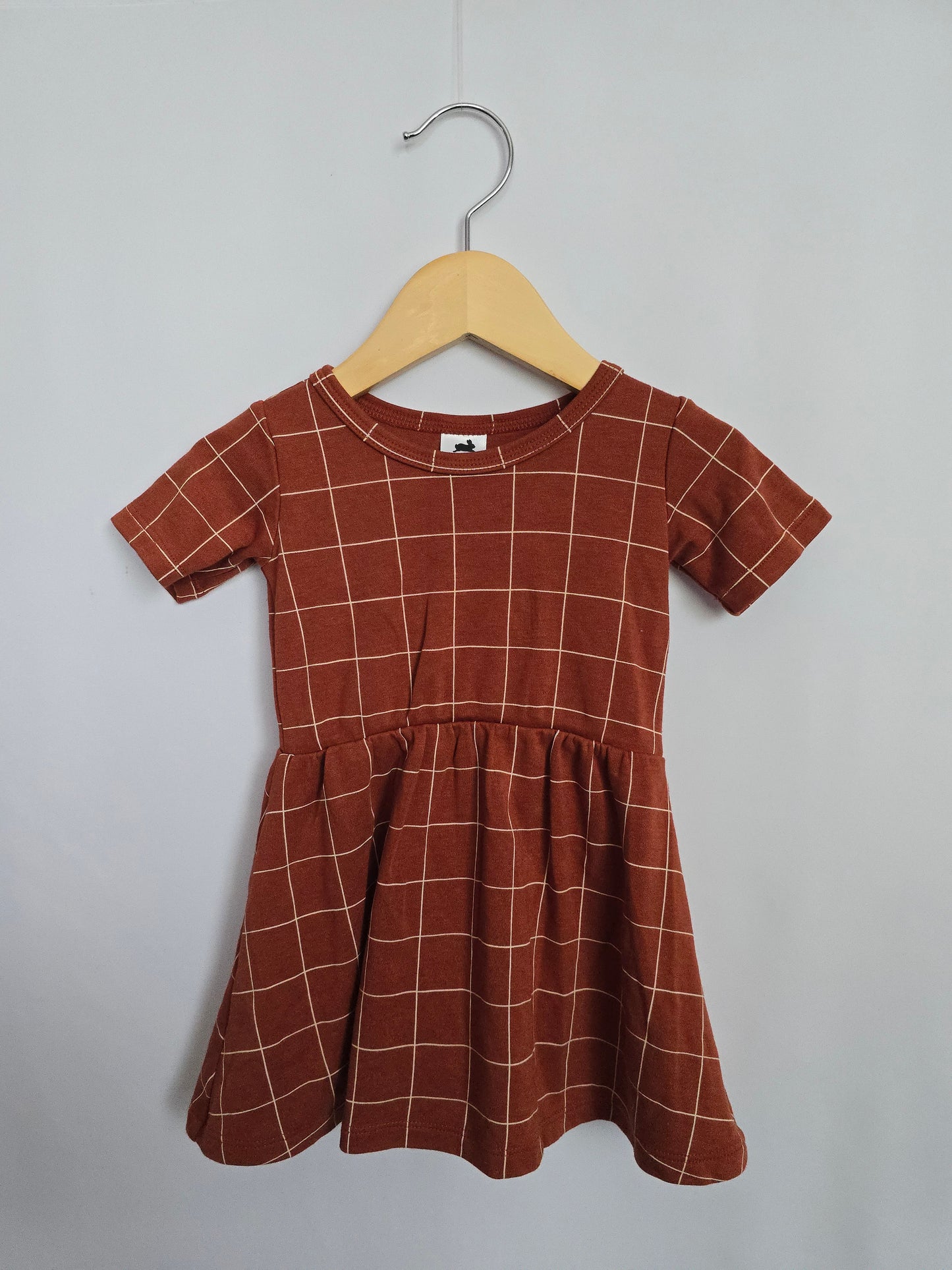 Little & Lively Brick Twirl Dress • 6-12 months