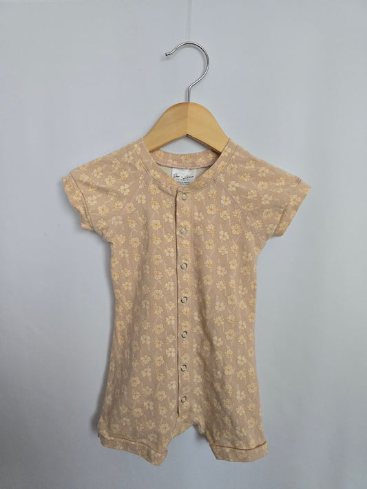 Jax & Lennon In Bloom Shortie Romper • 6-12 months