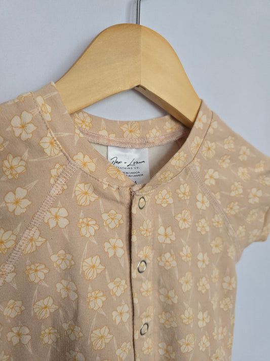 Jax & Lennon In Bloom Shortie Romper • 6-12 months