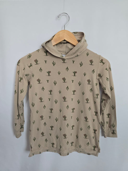 Tiny Button Apparel Cactus Hoodie • 6-7 years