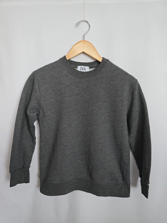 Zara Dark Grey Crewneck • 11-12 years