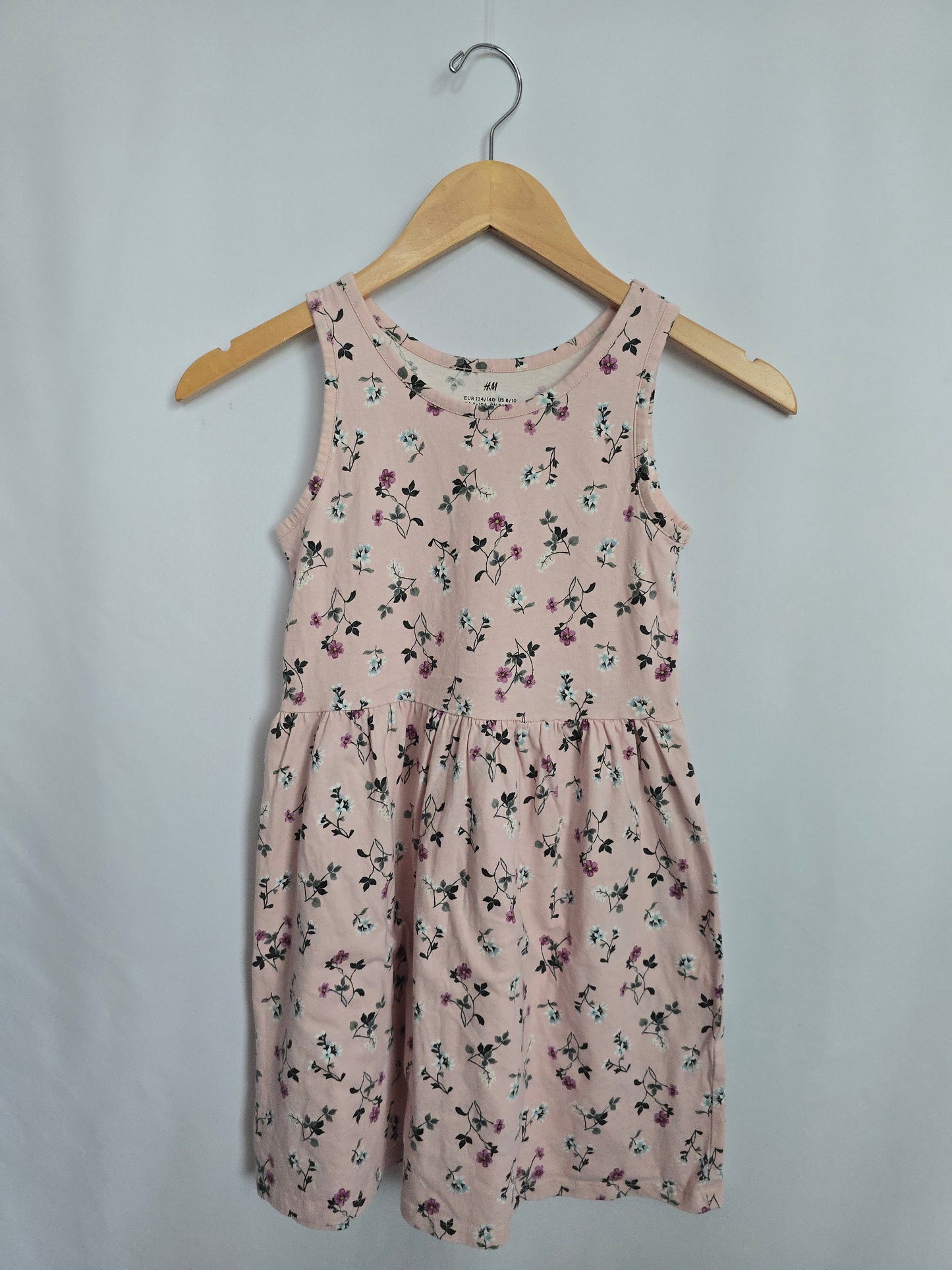 H&M Pink Blossoms Tank Dress • 8-10 years