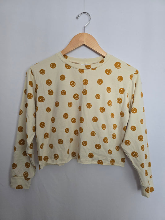 Jax & Lennon Cider Smiles Crop Long Sleeve • Youth Large 10-11 years