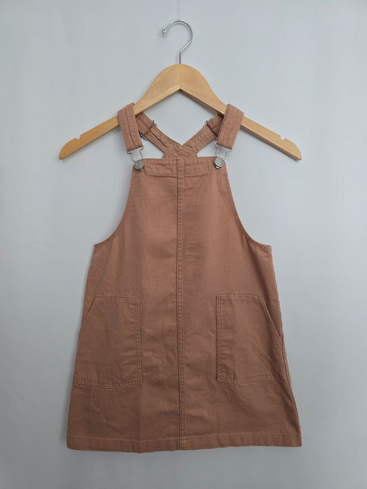 H&M Terracotta Jumper Dress • 9-10 years
