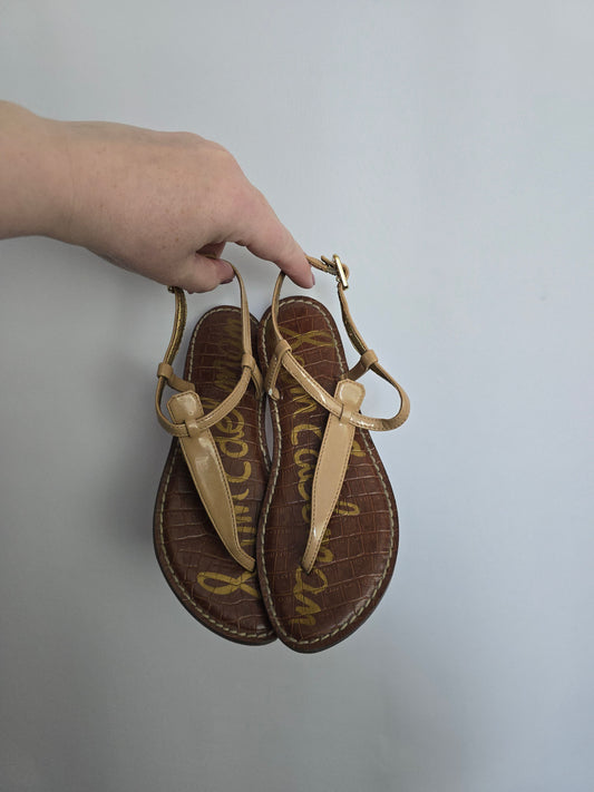 Sam Edelman Taupe Gigi Sandals • J2.5