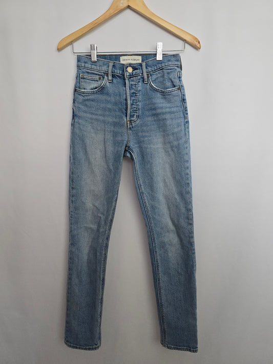 Denim Forum The Yoko High Rise Slim • Small 25