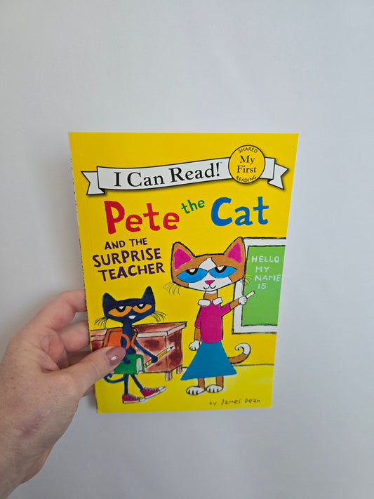 Pete The Cat & The Surprise Tacher • Softcover Book